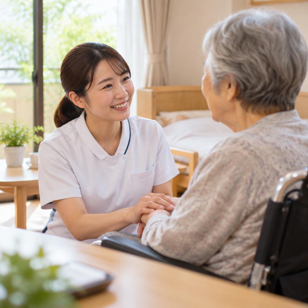 病院とは違うやりがい。有料老人ホームで育む日々の安心